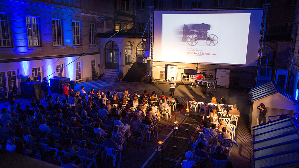 Letni kino: Kinodvorišče in Kongresni trg