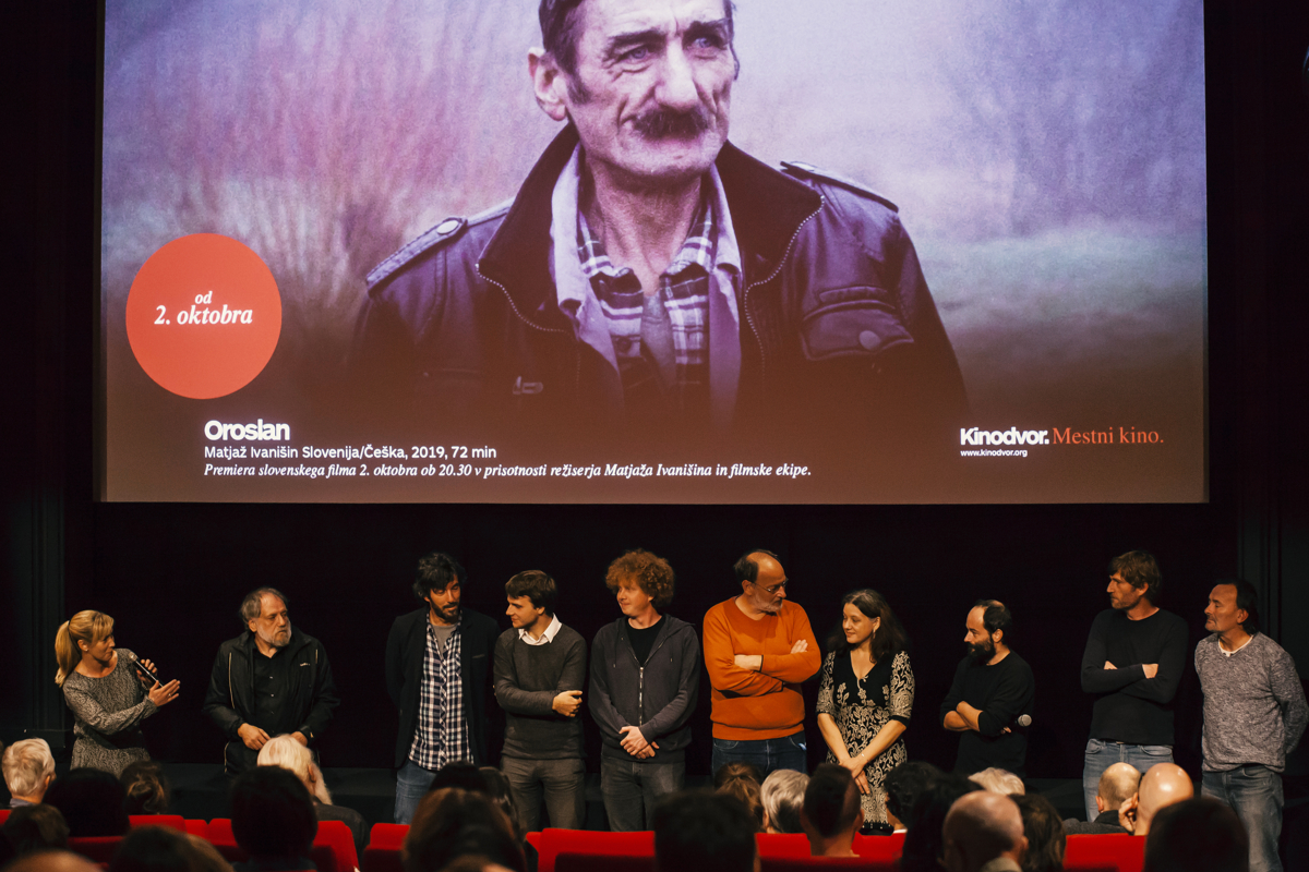 Premiera slovenskega filma Oroslan z ekipo