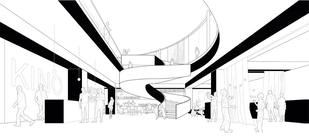 Zaključen arhitekturni natečaj za minipleks mestnega kina