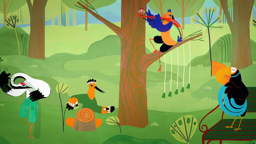 Ptičji disko in izdelovanje Gregorčkov