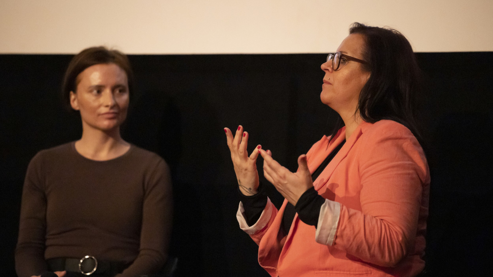 Pogovor z Valerijo Škof po premieri filma Gluha