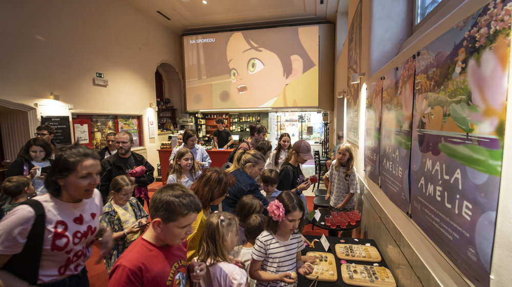 Utrinki s premiere filma Mala Amélie