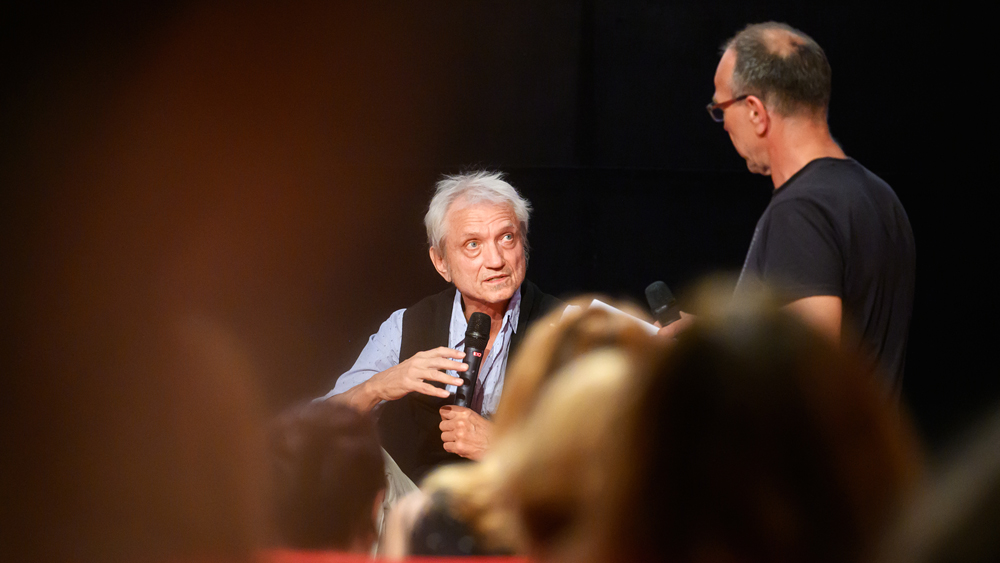 Darko Rundek in režiser Arsen Oremović na premieri filma Tretji svet